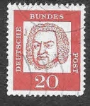 Sellos de Europa - Alemania -  829 - Johann Sebastian Bach