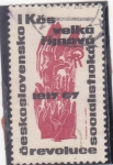 Stamps Czechoslovakia -  50 ANIVER.REVOLUCIÓN SOCIALISTA