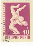 Stamps Hungary -  LUCHA GRECOROMANA