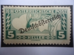 Stamps Europe - Austria -  Dios Mercurio - Austria 1919- moneda:Austro-Húngaro-Sobrestampado.