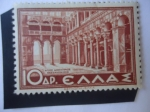 Stamps : Europe : Greece :  Iglesia de San Demetrios- Thessaloniki.