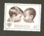 Sellos de Africa - Rwanda -  INTERCAMBIO