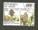 Sellos de Africa - Nger -  FLORA