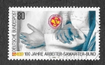 Stamps : Europe : Germany :  1567 - Centenario del Servicio de Rescate