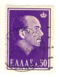 Stamps Europe - Greece -  Rei Pablo I de Grecia