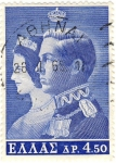 Stamps : Europe : Greece :  Rei y Reina