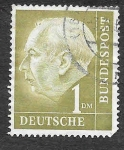 Stamps Germany -  719 - Theodor Heuss