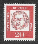 Sellos de Europa - Alemania -  829 - Johann Sebastian Bach 