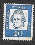 Stamps Germany -  832 - Gotthold Ephraim Lessing