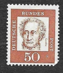 Stamps Germany -  833 - Johann Wolfgang von Goethe