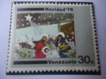 Stamps Venezuela -  Navidad 1976