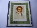 Stamps Venezuela -  Simón Bolívar, Libertador y Padre de la Patria - Oleo de Autor Anónimo 1816.