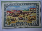 Sellos de America - Venezuela -  Cuatricentenario de la Ciudad de Caracas, 1567-1967 - La Plaza Mayor