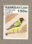 Sellos del Mundo : Asia : Azerbaijan : Pájaro Oriolus xanthornus