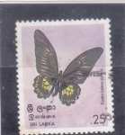 Sellos de Europa - Sri Lanka -  Mariposa