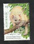 Stamps Australia -  Hemibelideus lemuroides 