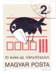 Stamps Hungary -  10 ANIV. DEL CODIGO POSTAL 