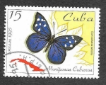 Stamps Cuba -  3646 - Mariposa