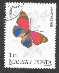 Stamps Hungary -  2852 - Mariposa