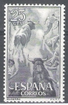 Stamps Spain -  1256 Tauromaquia.Encierro.