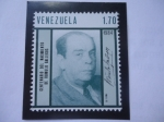 Sellos de America - Venezuela -  Rómulo Gallegos (1884-1969) Centenario del Nacimiento del Presidente Gallegos - Su Firma.