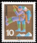 Stamps Germany -  recaste alpino