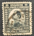 Sellos del Mundo : Europa : Yugoslavia : Crown Prince Alexander, 20 paras, 1921