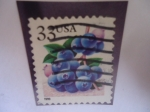 Stamps United States -  Berrie - Fruit Berries:Blueberries - Bayas - Bayas de Frutas:Arándanos.