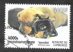 Sellos de Asia - Camboya -  2022 - Dachshund