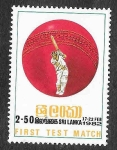 Stamps Sri Lanka -  627 - 150º Aniversario del Primer Partido de Cricket