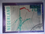 Stamps Netherlands -  Sail 85 Amsterdam - Vela 85 Amsterdam - Parte del Aparejo de un Bote-Velero.