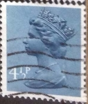 Stamps United Kingdom -  Scott#MH49 intercambio 0,25 usd, 4,5 p. 1973