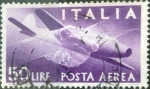 Stamps Italy -  Scott#C114 intercambio 0,20 usd, 50 liras 1947