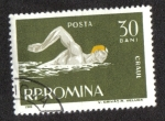 Sellos de Europa - Rumania -  Deporte, Natación