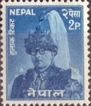 Sellos del Mundo : Asia : Nepal : Scott#145 , intercambio 0,20 usd.  2 p. 1962