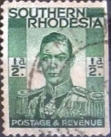 Stamps Zimbabwe -  Scott#42 , intercambio 0,20 usd. 0,5 a. 1937