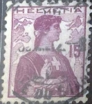 Stamps Switzerland -  Scott#166 , intercambio 1,10 usd. 15cents. 1909