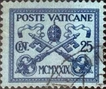 Sellos de Europa - Vaticano -  Scott#4 , m3b intercambio 0,45 usd. 25 cents. 1929