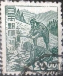 Stamps Japan -  Scott#433 , intercambio 0,20 usd. 20 yen 1949