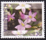 Sellos de Europa - Suiza -  centaurium minus