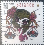 Stamps France -  Scott#xxxxb , intercambio 0,50 usd. L.Verte 20 gr. 2014