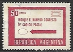 Sellos de America - Argentina -  Dirección correcta - Indique código postal