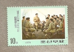 Stamps North Korea -  Actividades Revolucionarias de Kim il Sung