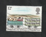 Stamps United Kingdom -  928 - 150 Anivº del ferrocarril Liverpool-Manchester