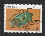 Sellos de Asia - Vietnam -  754 - Insecto