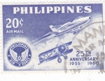 Stamps Philippines -  25 ANIV FUERZAS AÉREAS