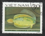 Stamps Vietnam -  373 - Pez plano