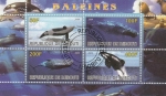 Sellos de Africa - Djibouti -  Ballenas