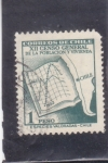 Stamps Chile -  XII CENSO GENERAL DE LA POBLACIÓN Y VIVIENDA 