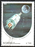 Stamps Nicaragua -  ANIVERSARIO  ESPACIAL.  APOLO  11,  1969.